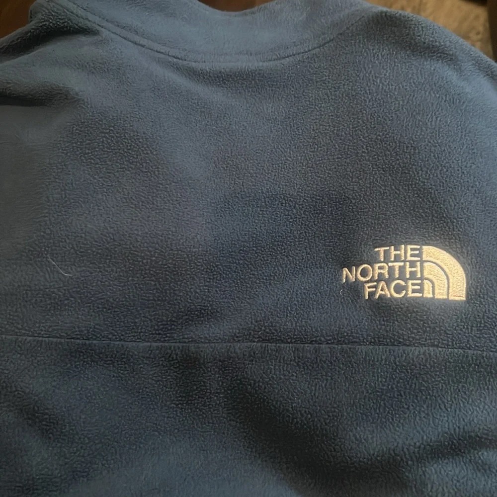 The North Face Men 1/4 Zip Pullover Sweatshirt Size Medium Lightweight Fleece